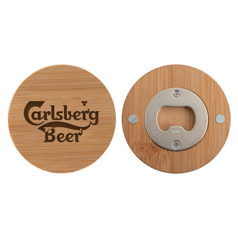 Magnetized Bamboo Bottle Opener 8