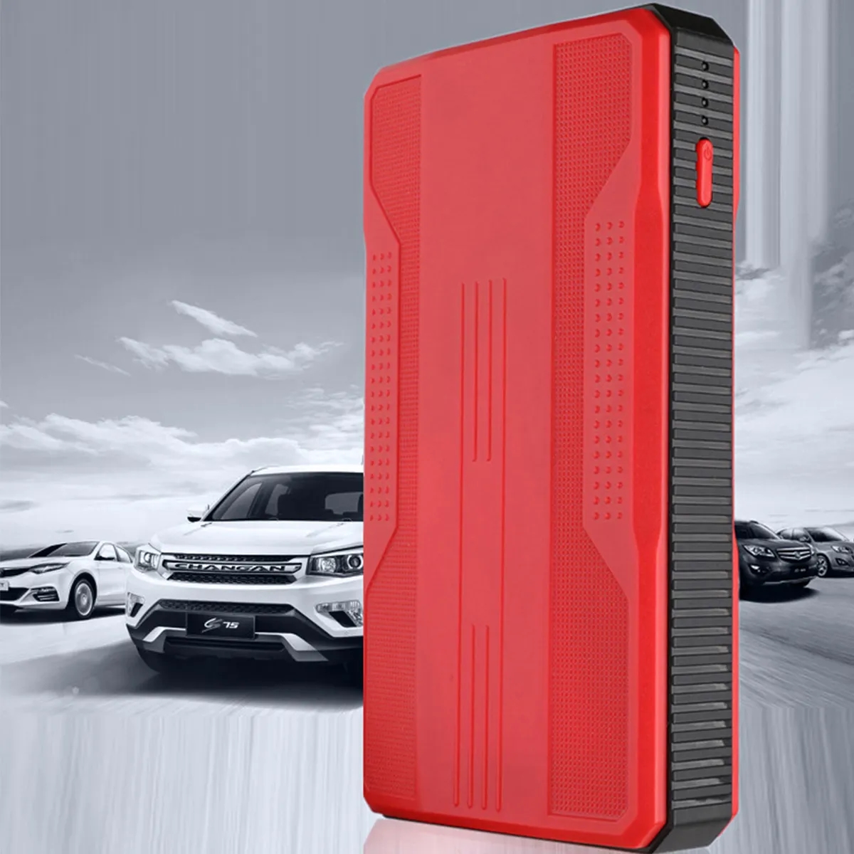 Car Jump Starter Jumper Cables Auto Battery Pack Box W/ Led 5