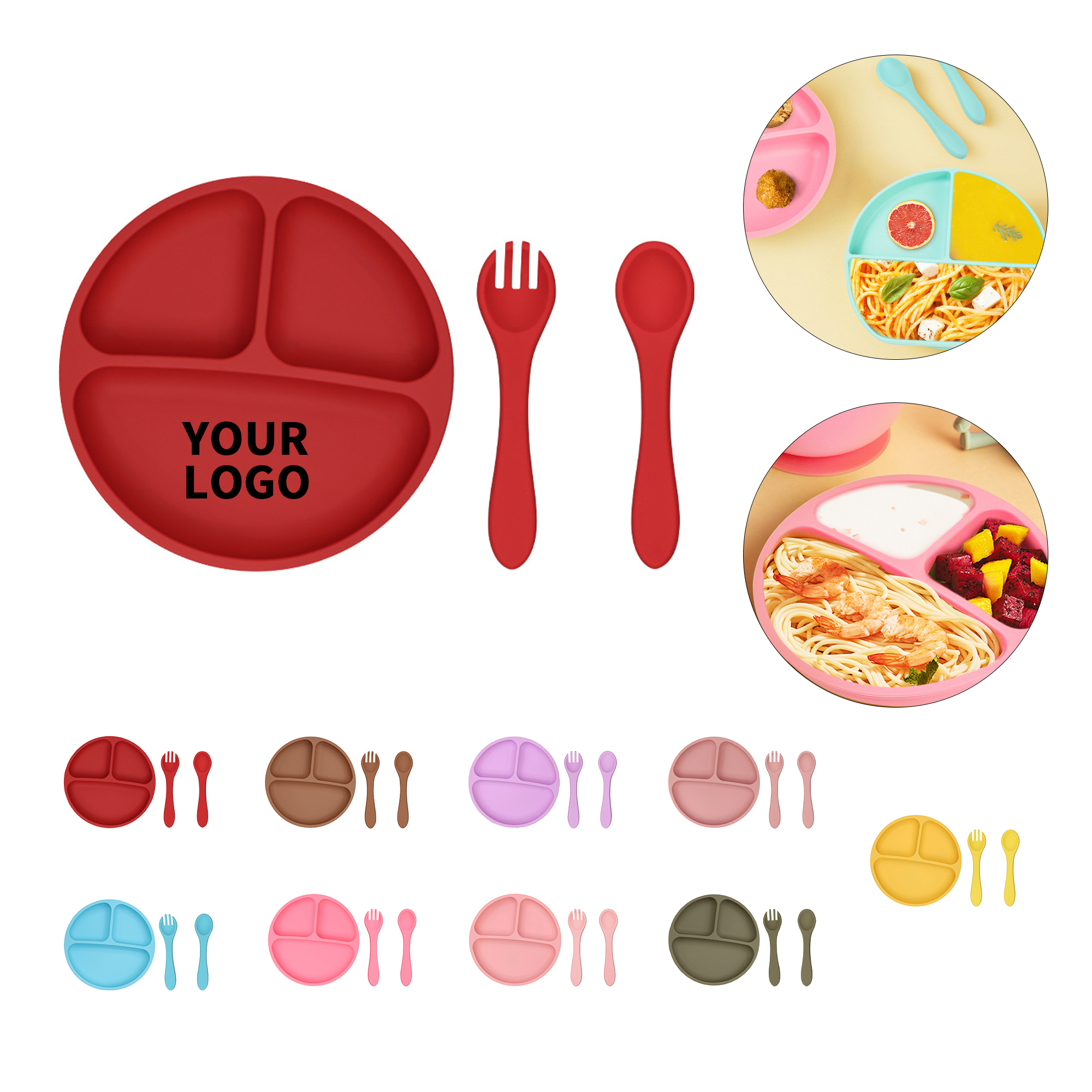 Silicone Baby Feeding Bowl With Suction Base 1