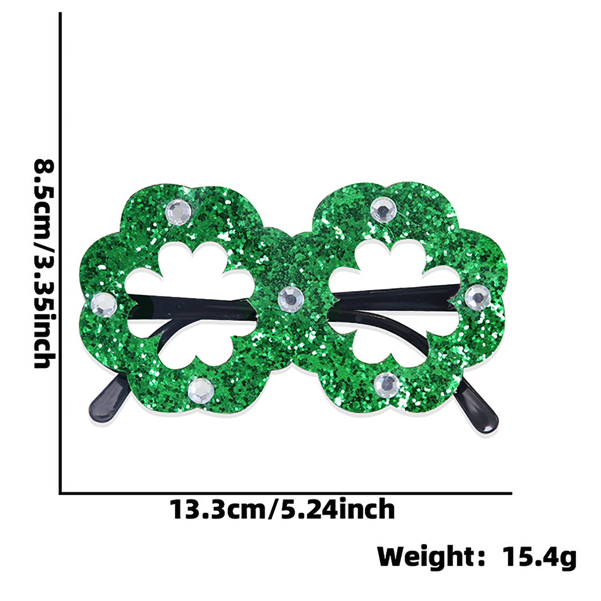 Irish-Themed Sparkling Glasses Construction St.Patrick's Day 13