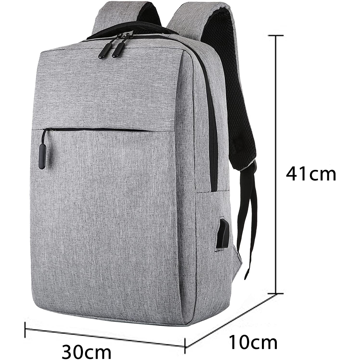Simple And Natural Laptop Backpack,With Usb Charging Port,Traveling Backpack, In Stock Backpack 3