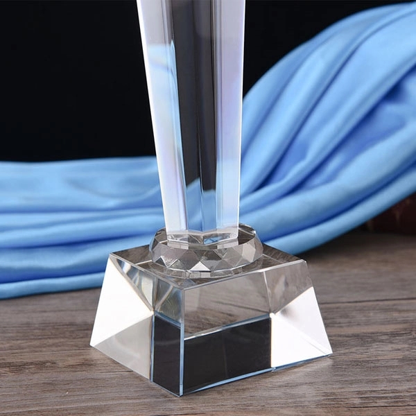 Crystal Music Microphone Trophy 3