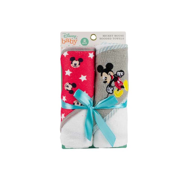 Disney Hooded Towel Sets - Stars & Stripes 2 Pk