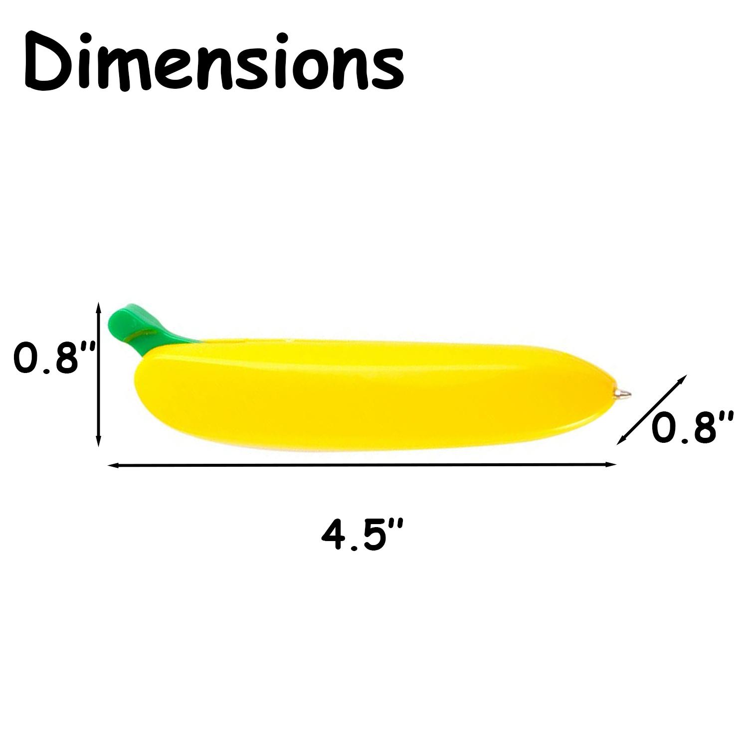 Banana Shaped Ballpoint Novelty Pen 2