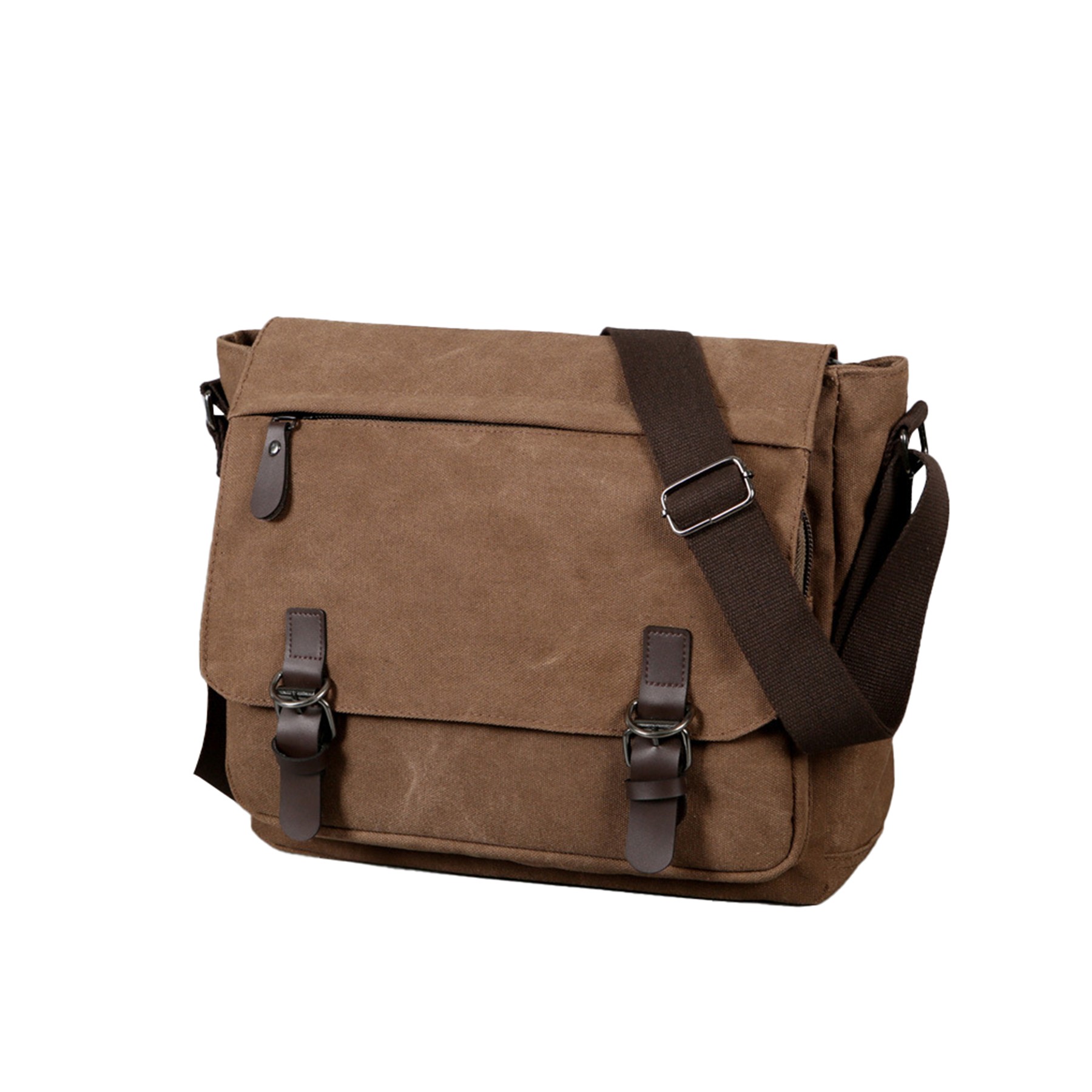 Retro Messenger Bag, custom messenger bag with logo imprint 2