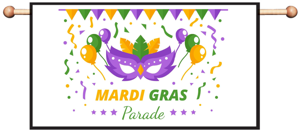 Digital Vinyl Parade Banner