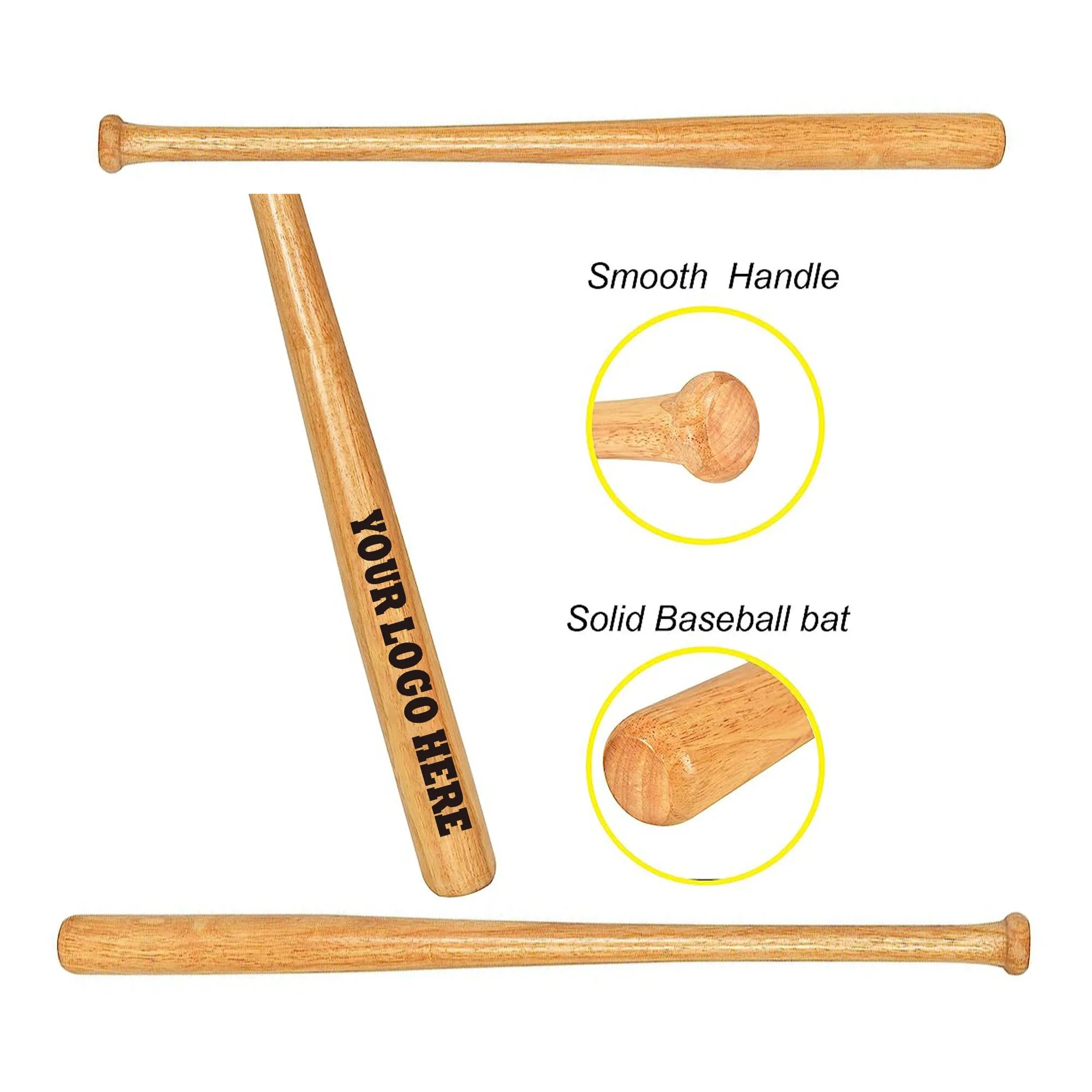 25'' Wooden Baseball Bat
