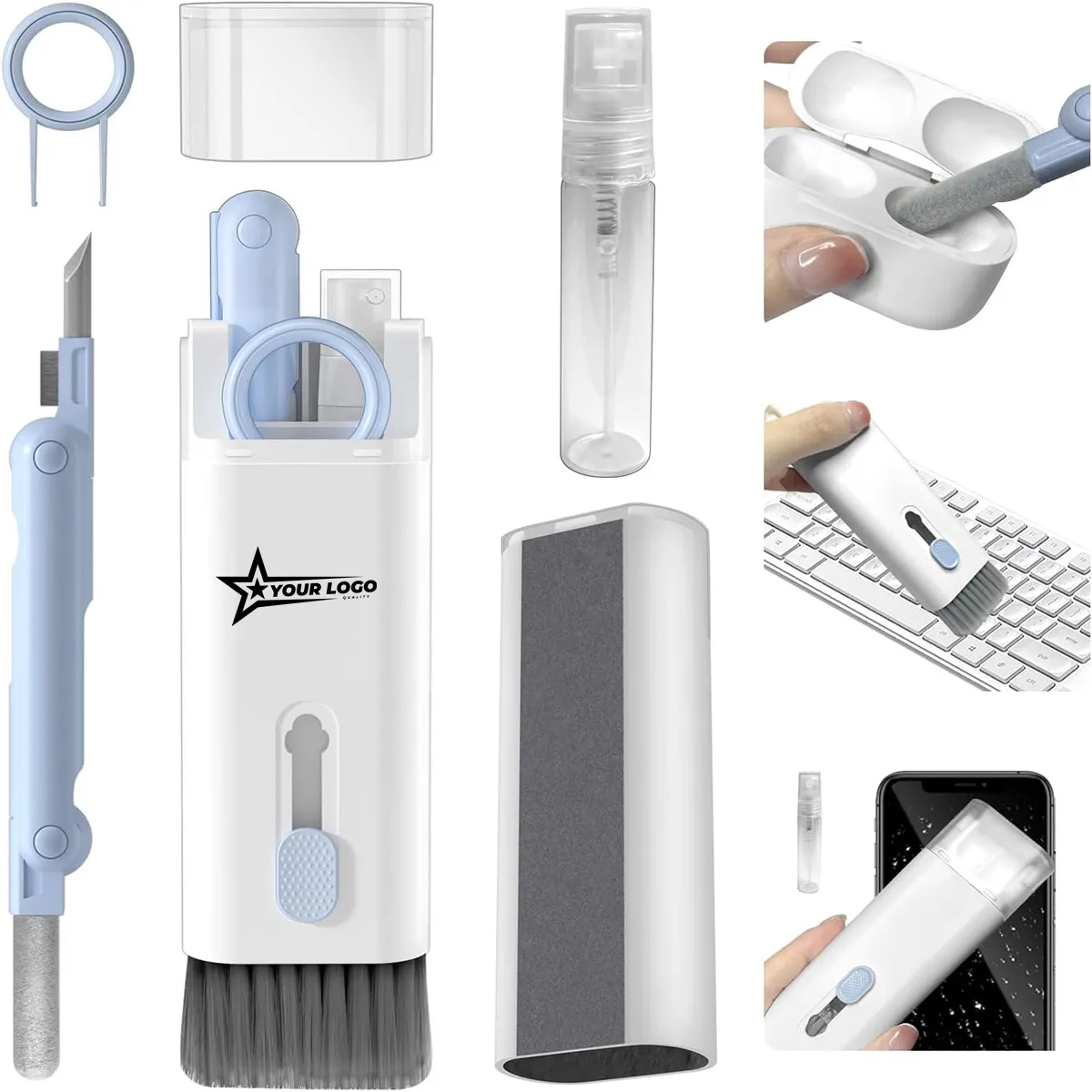 Keyboard Cleaning Brush Kit Earphone Cleaner 5