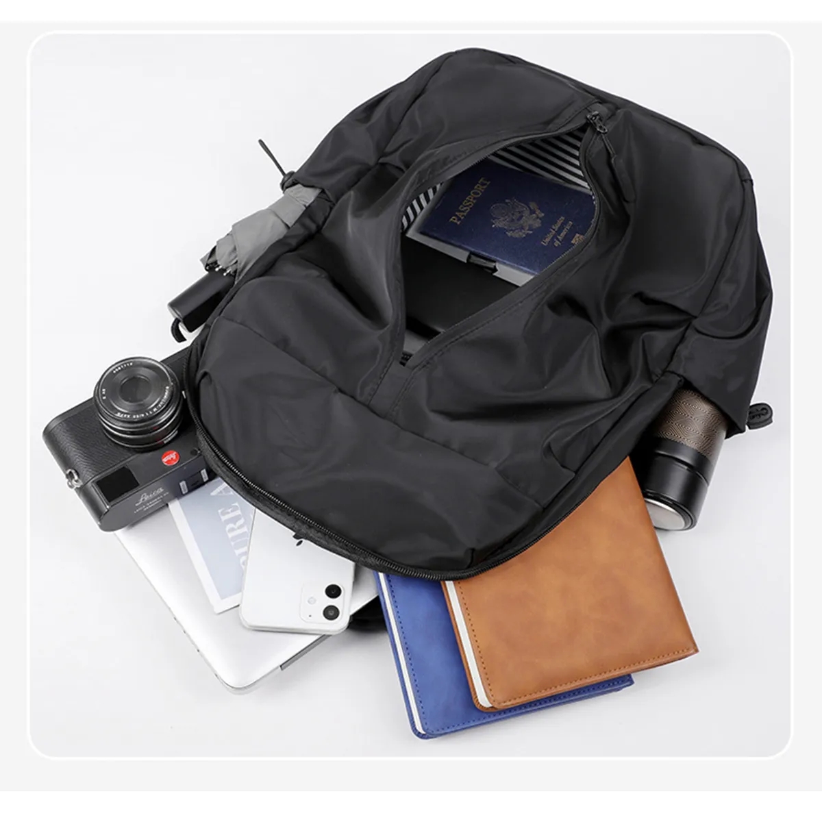 Waterproof Travel Laptop Backpack with USB Charging Port 2