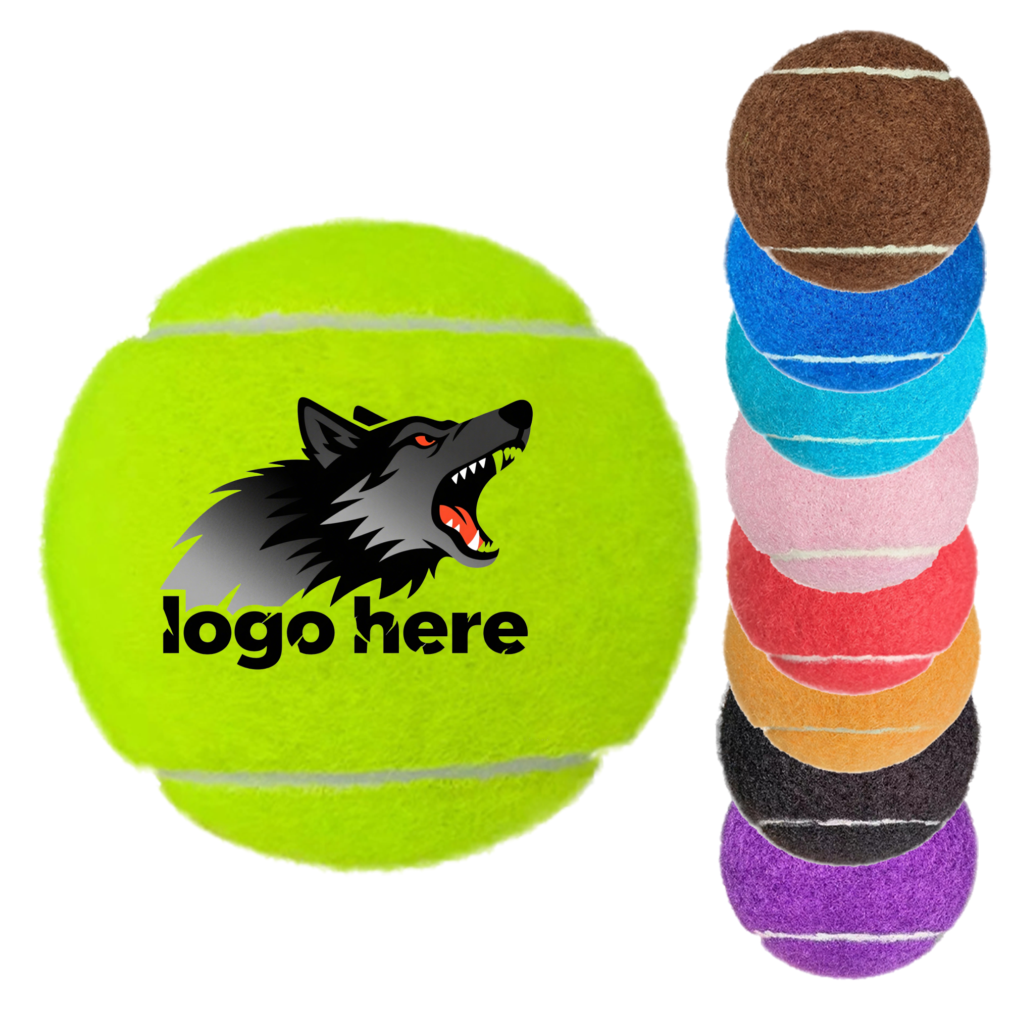 Heavy Duty Chew Proof Dog Ball 2.5 Inch 11