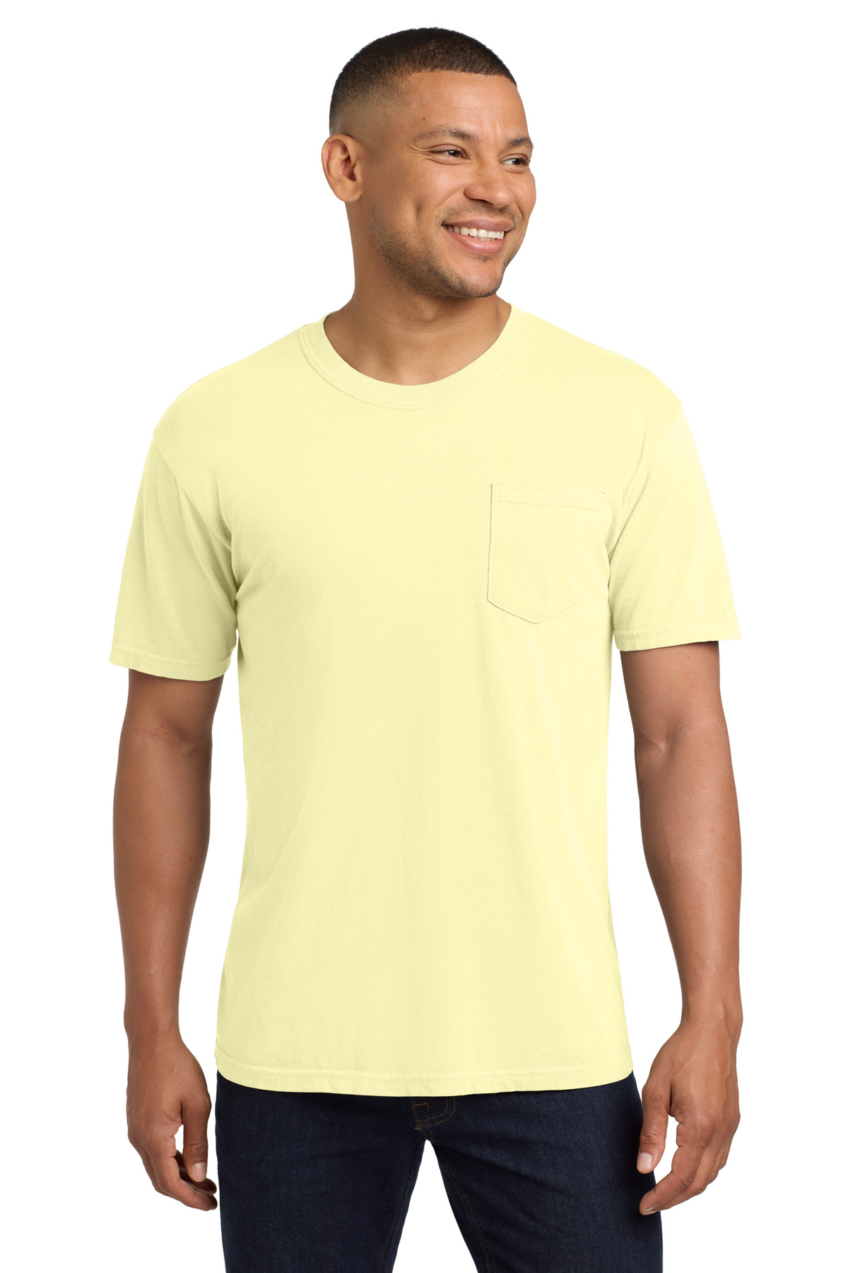 COMFORT COLORS Heavyweight Ring Spun Pocket Tee. 6030 34