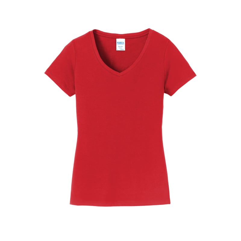 Port & Company Women's Fan Favorite V-Neck Tee. 9