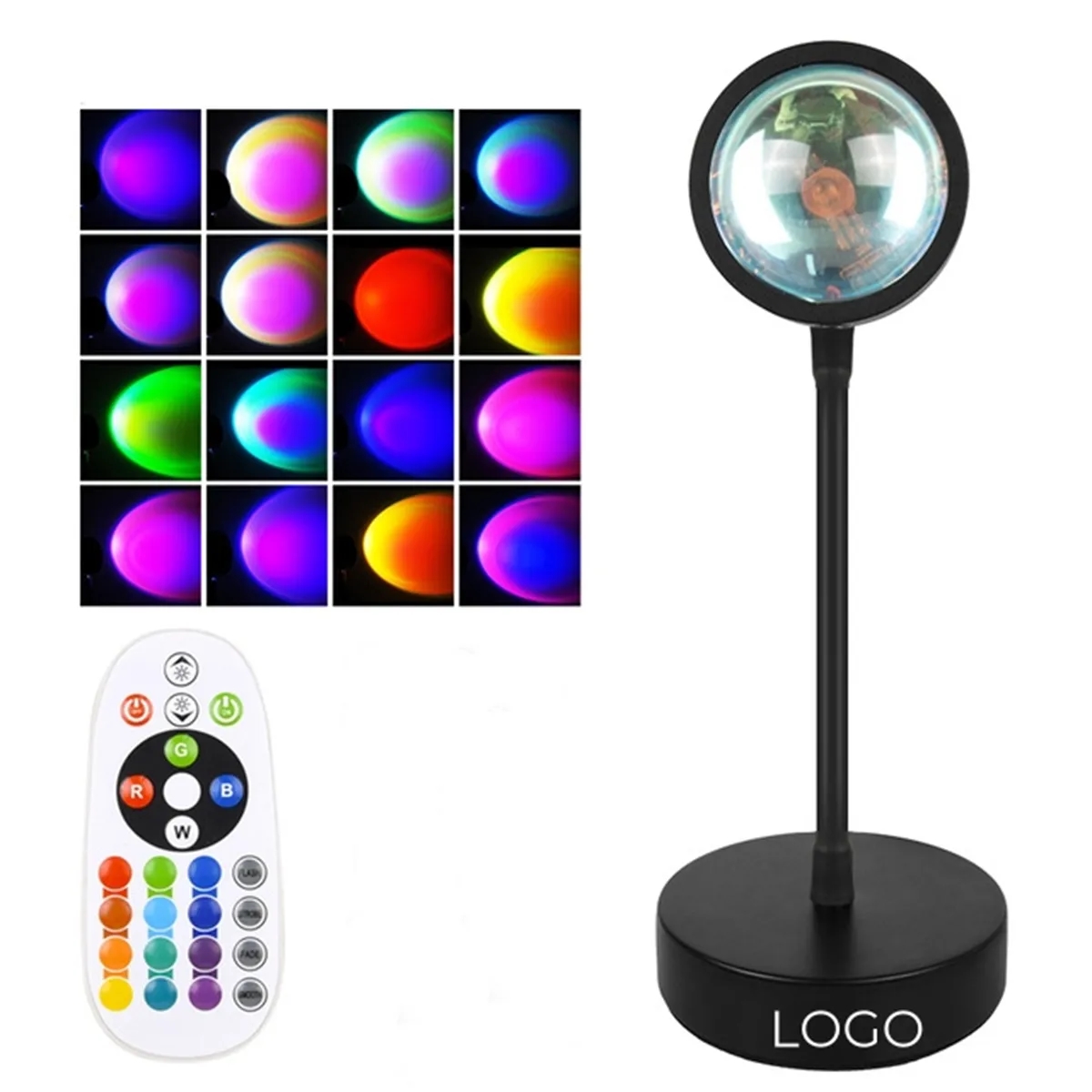 Sunset Projection Lamp with Remote 16 Colors 2