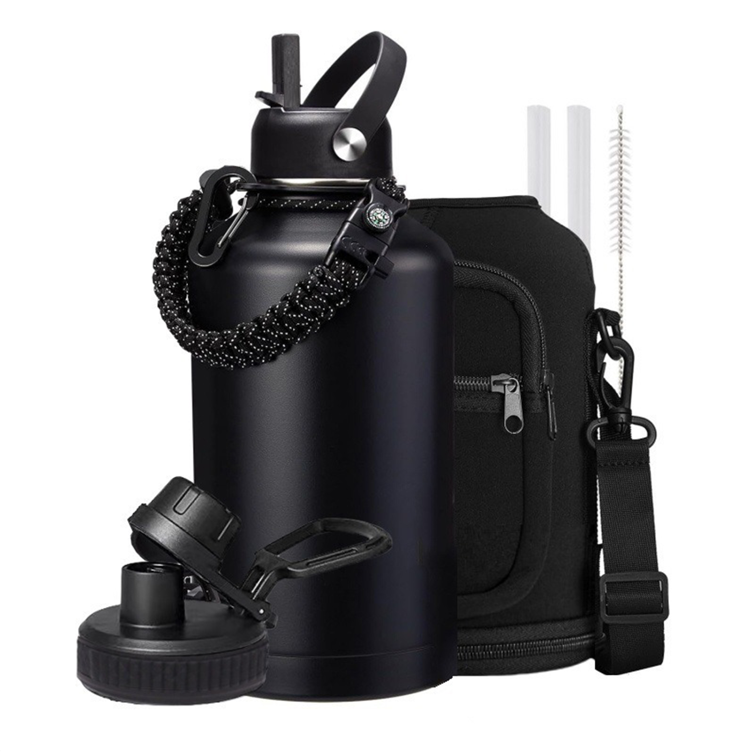 64oz Stock outdoor working camping trip vacuum thermo bottle, custom water bottle with logo imprint 6