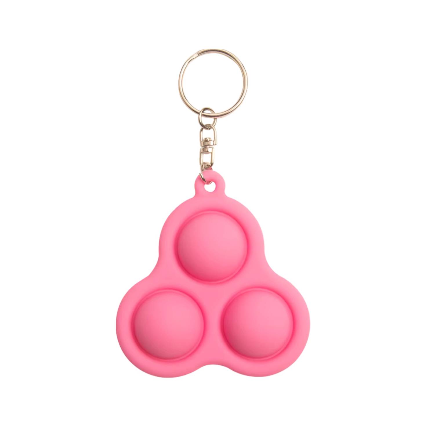 Silicone UFO Push Pop Fidget Keychain 7