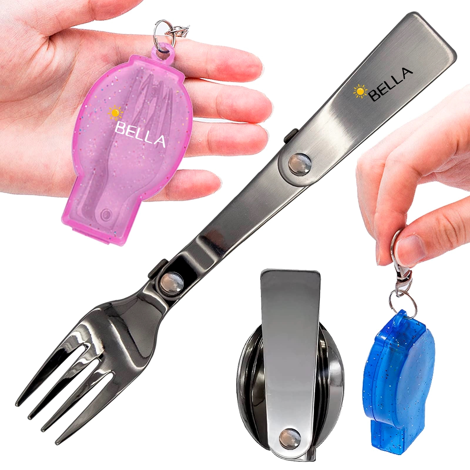 Foldable Fork And Spoon Set 4