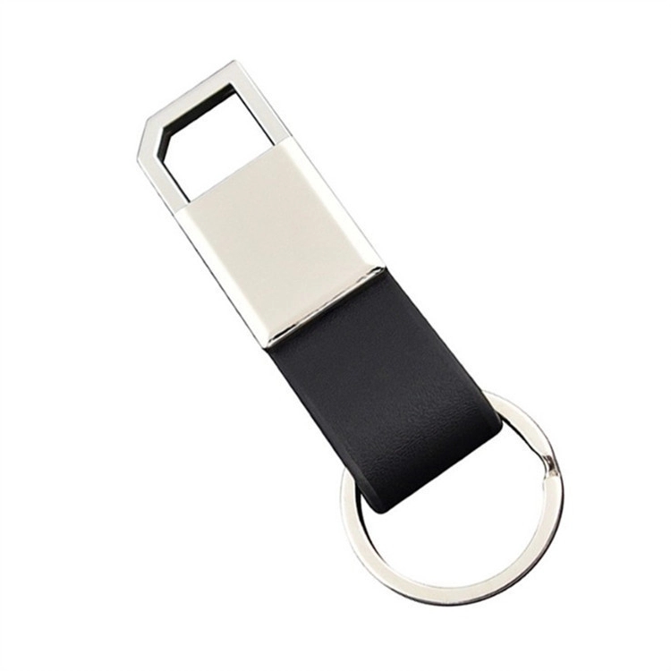 Leather And Silver Keyring 2