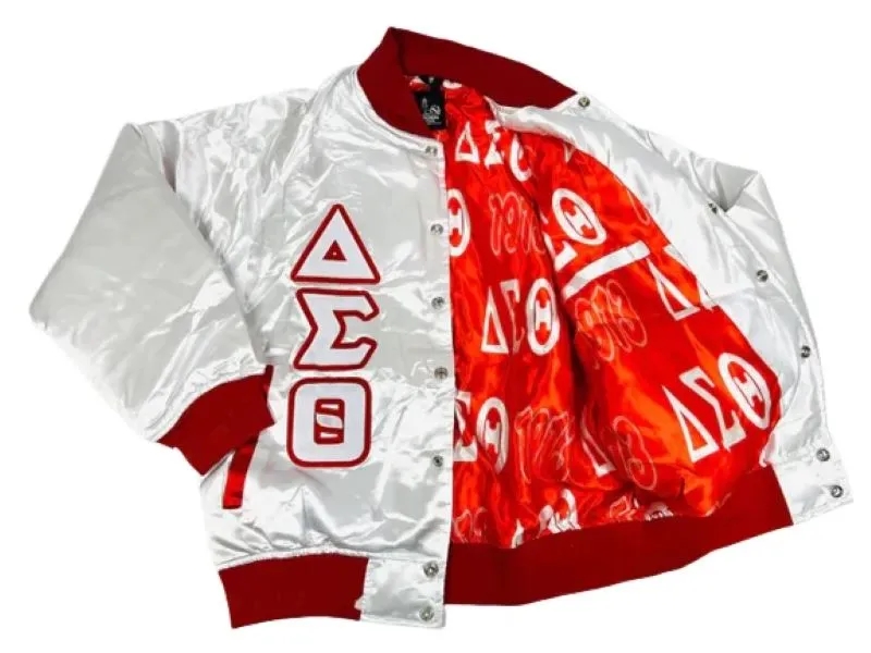 Custom Women's Satin Bomber Jacket 3