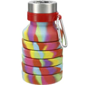 Zigoo Silicone Collapsible Bottle 18oz - Tie Dye 2