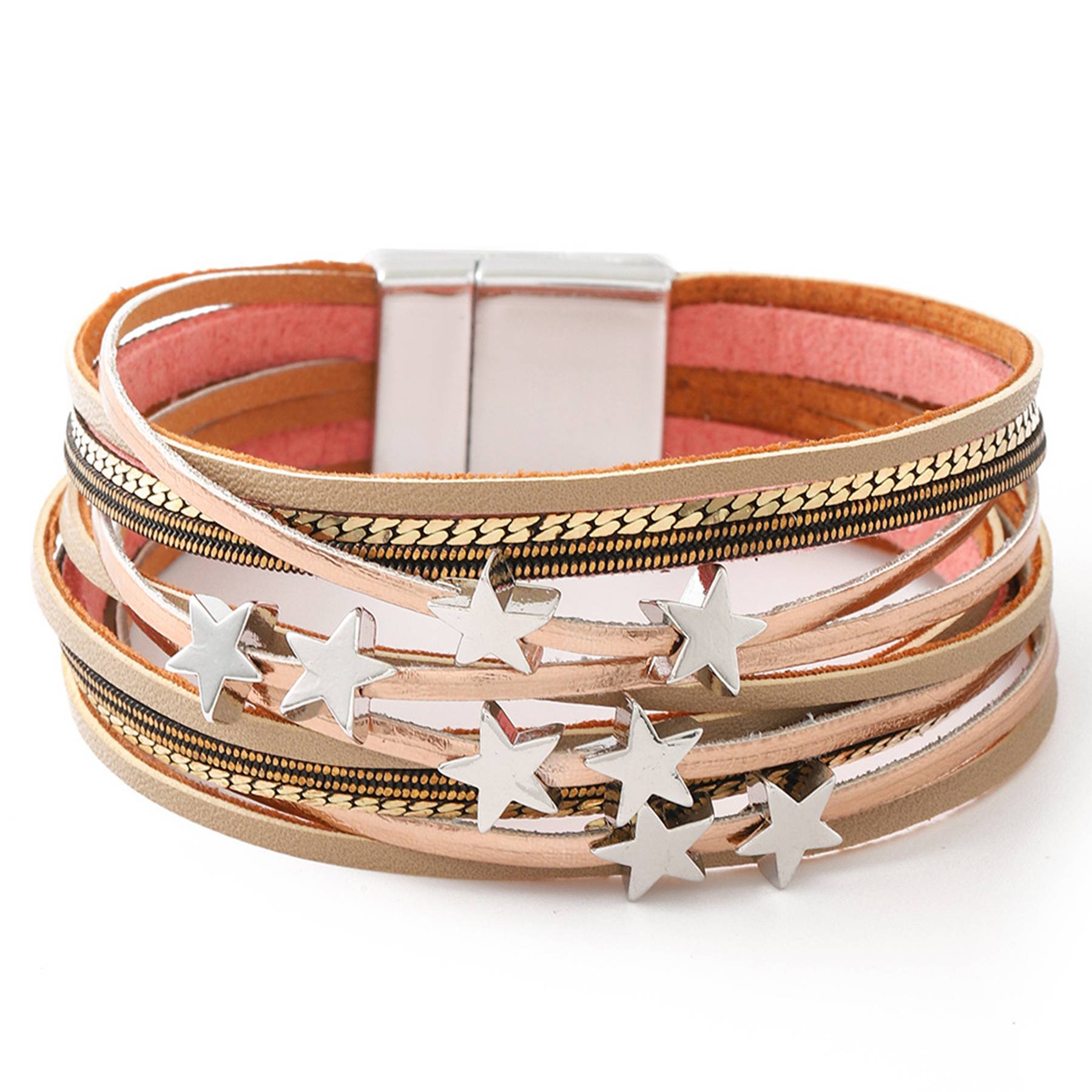 PU Personalized fashion lucky bracelet 3