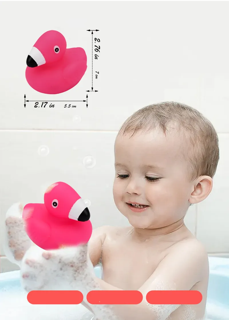 Children's Bath Toy Soft Rubber Play Set 3