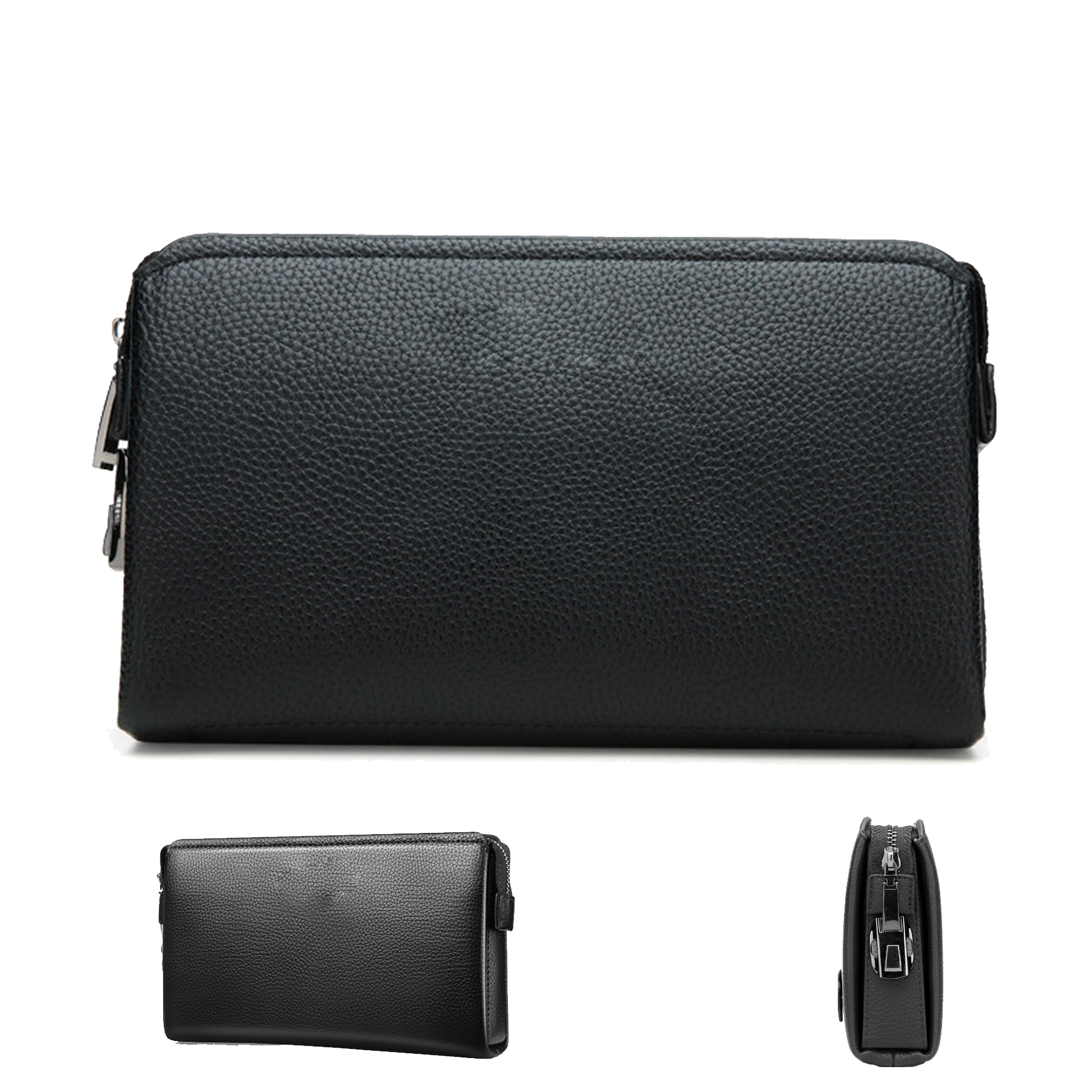 Pu men's handbag Combination lock 3