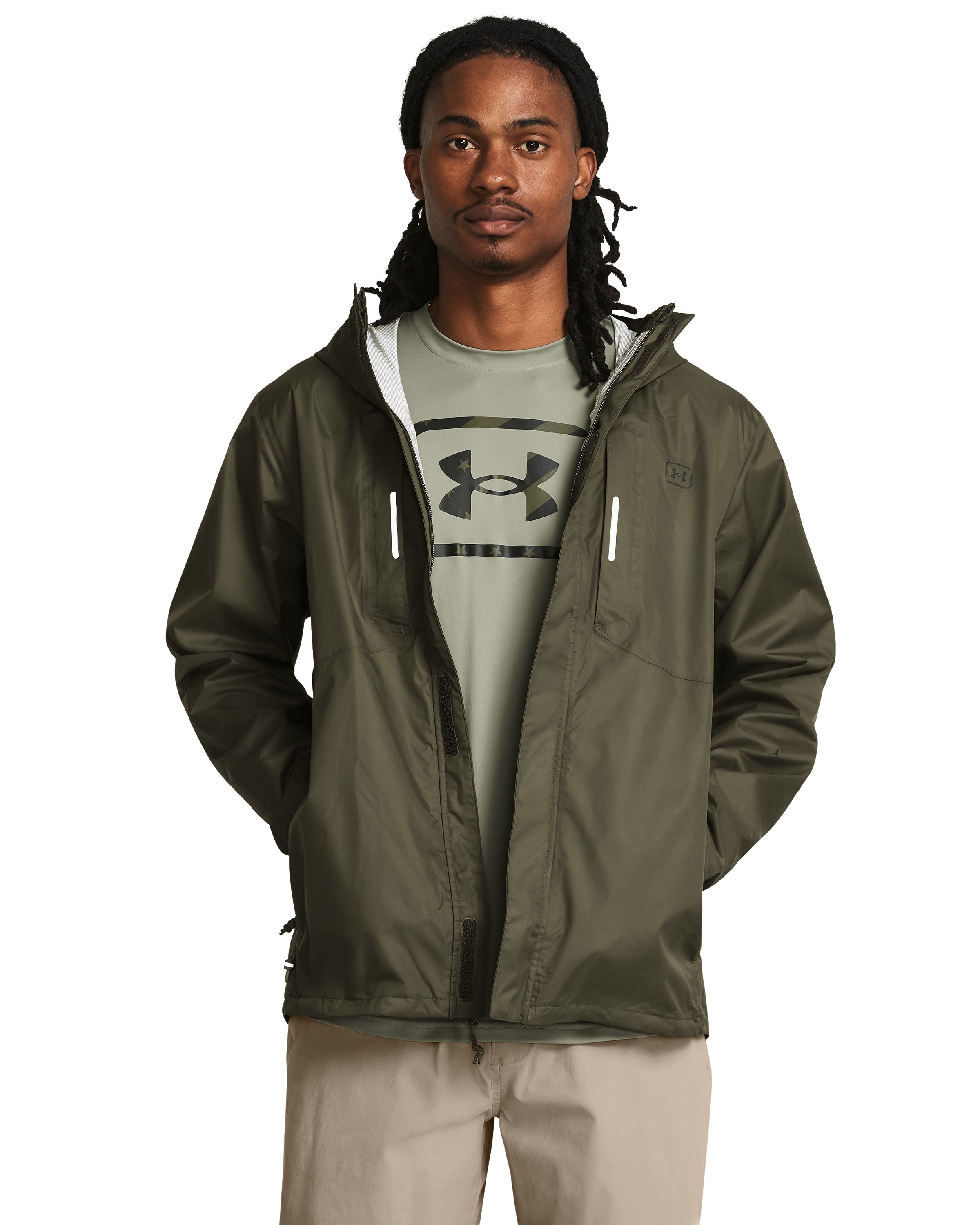 Men's UA Fish Rain Jacket 4