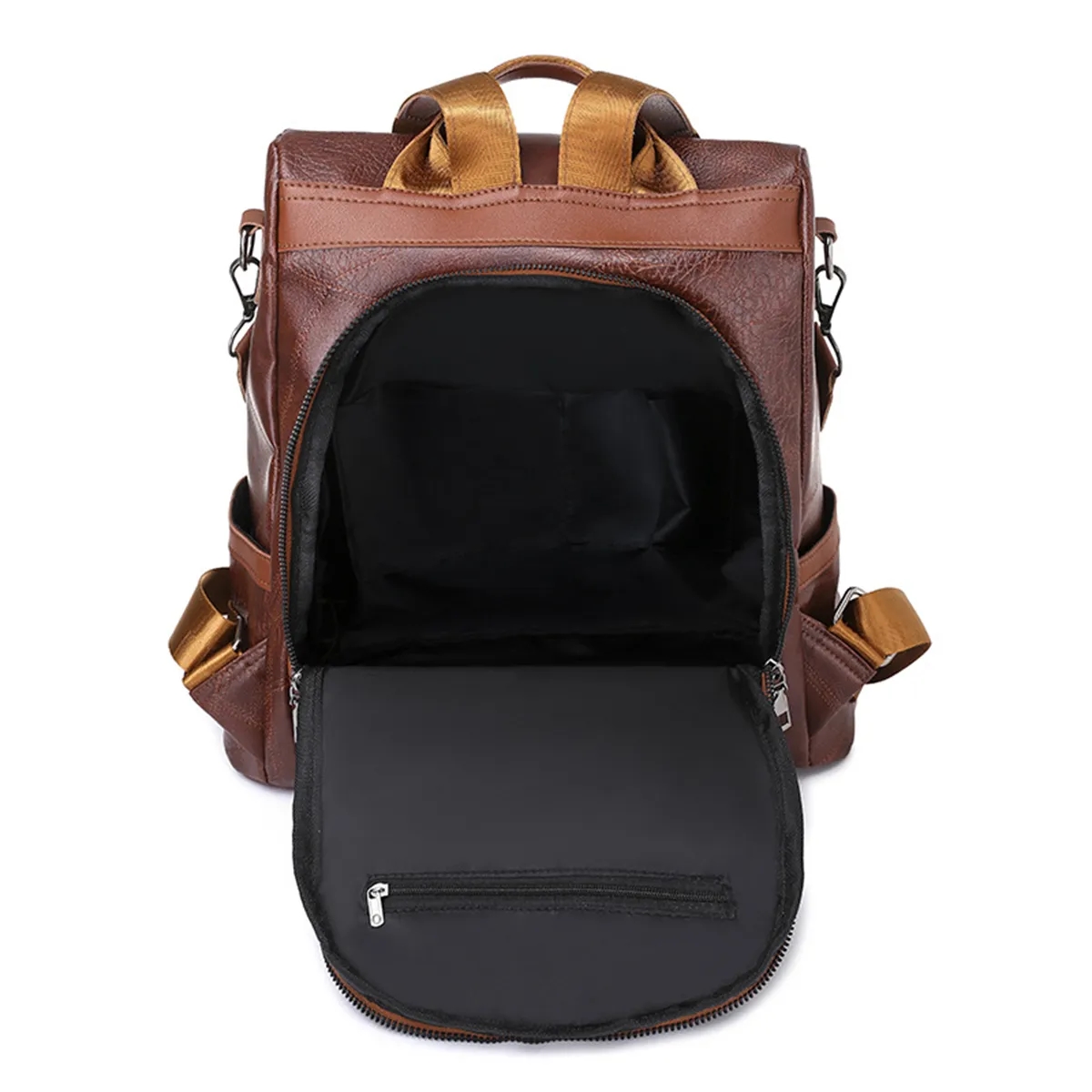 PU Leather Women Backpack Purse Anti-theft Fashion 5
