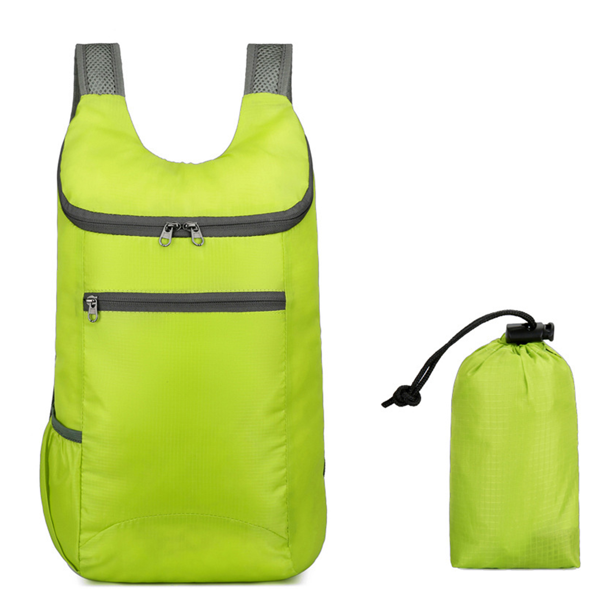 Water Resistant Foldable Travel Backpack 19.3" Length X 14.5" Width X 7.9" Height 12