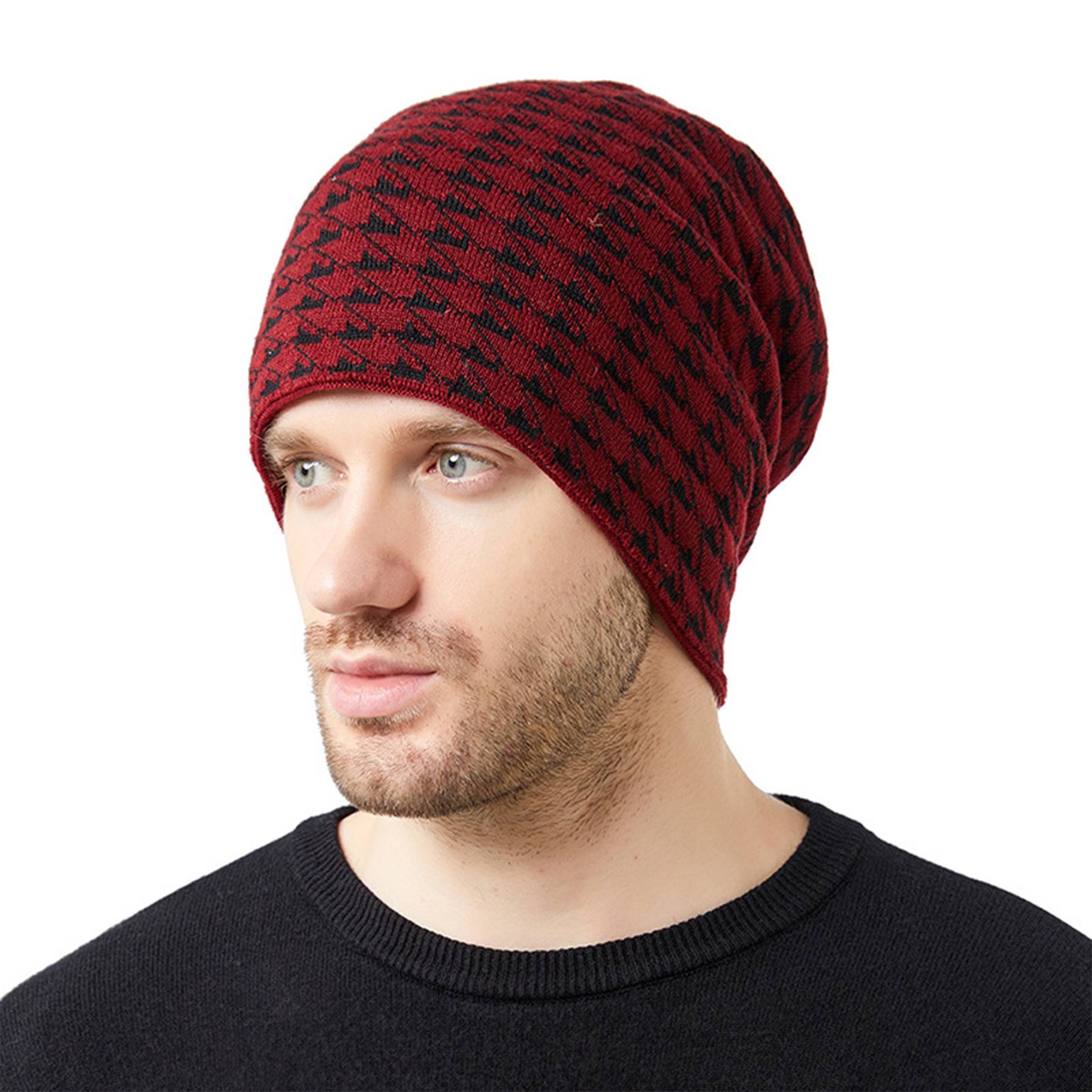 Mens Plus Fleece Ear Protection Hat 6