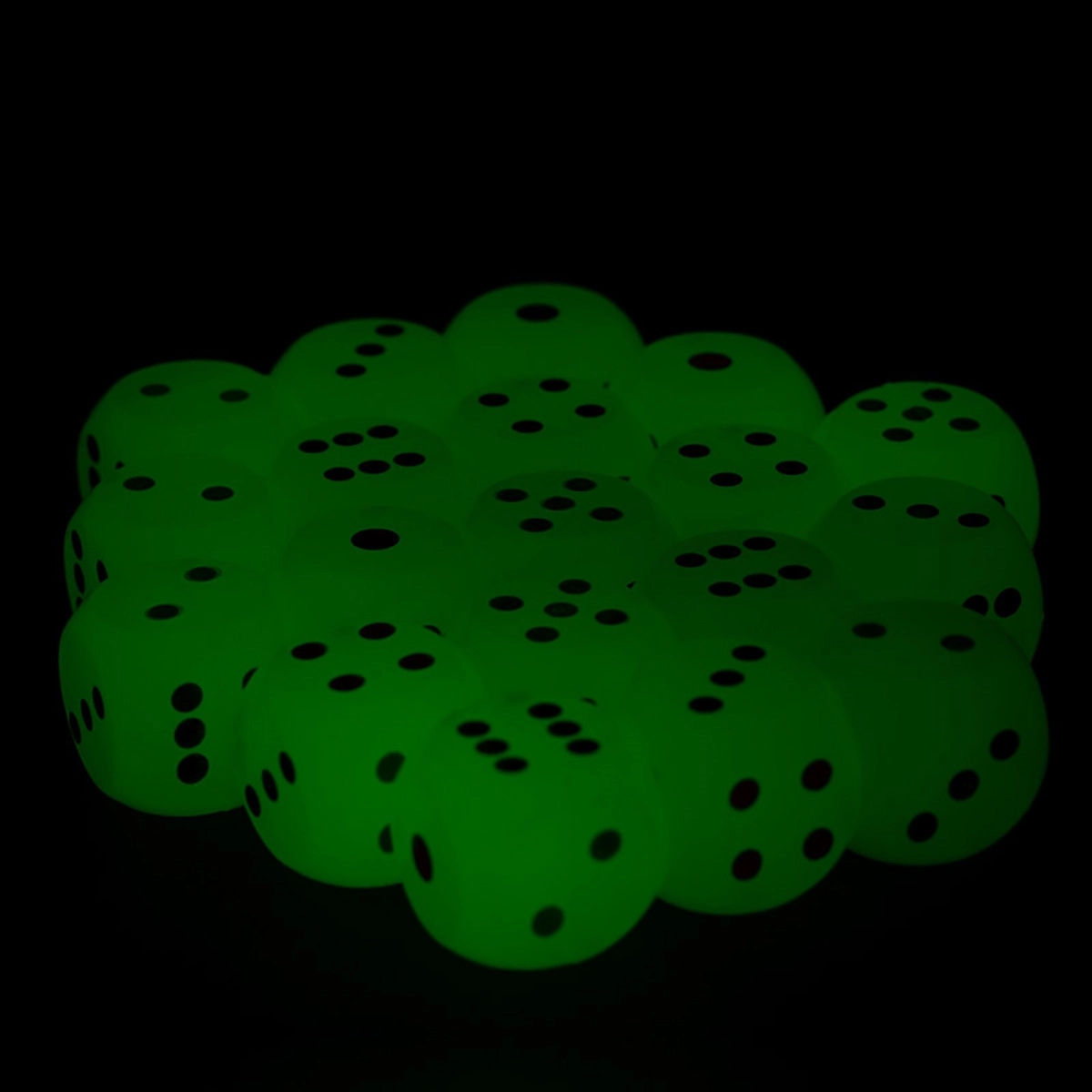 Rubber Glowing Dice Bouncy Ball 3