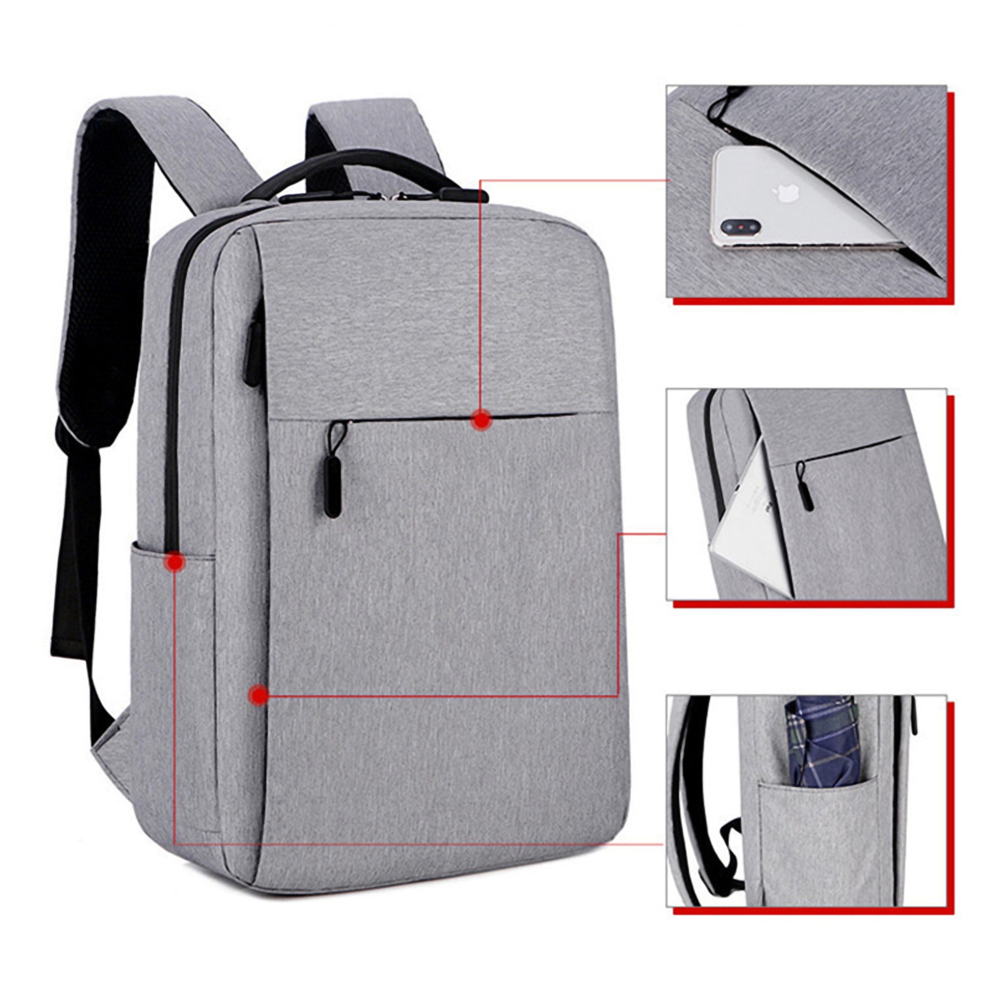 Modern Laptop Backpack for Adults with USB Charging Port 2
