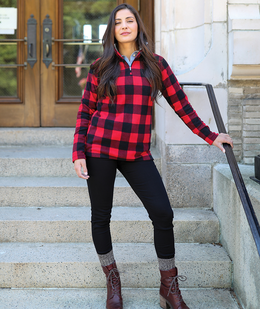 Women's Freeport Microfleece Printed Pullover