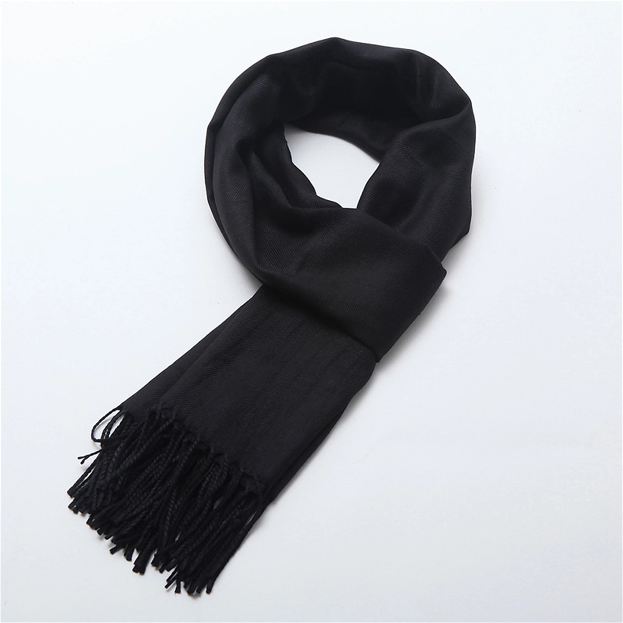 Pashmina Solid Shawl Wrap Scarf w/Fringes 22