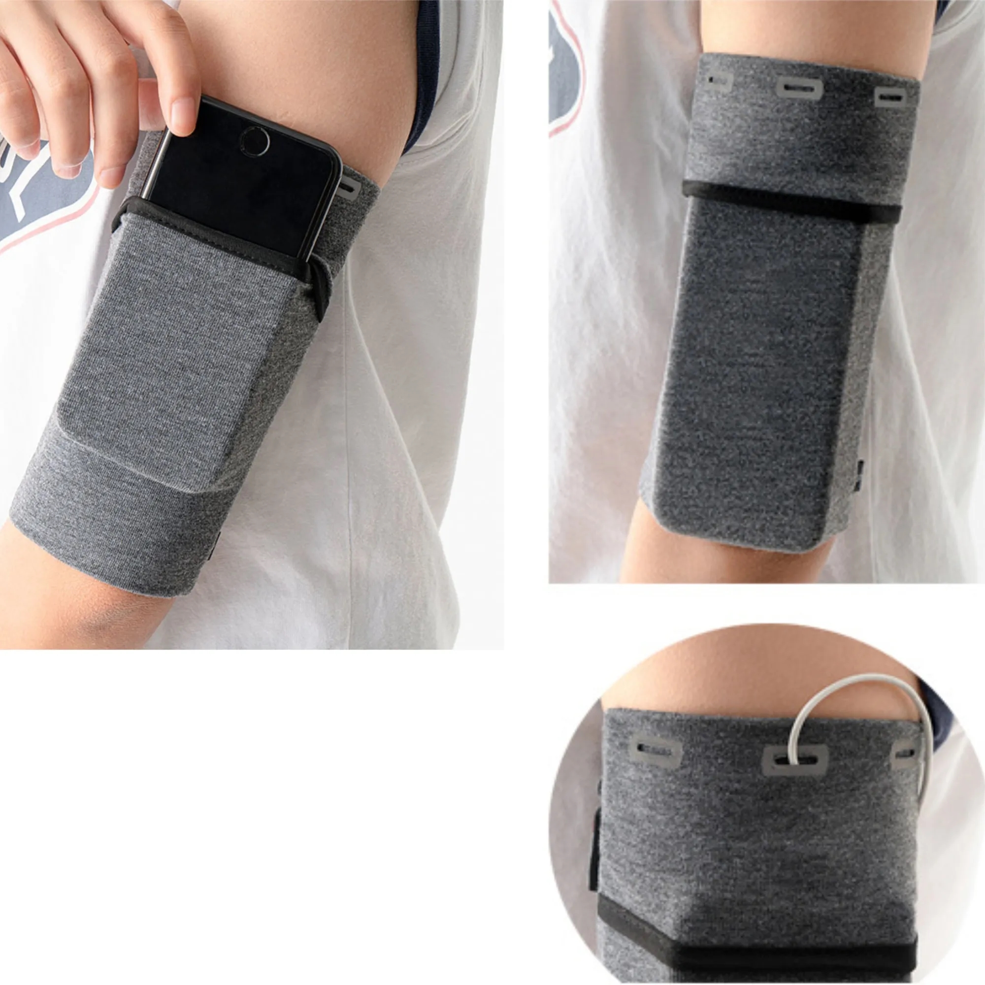 Running Armband Phone Holder Fitness Arm Strap Wallet Bag 1