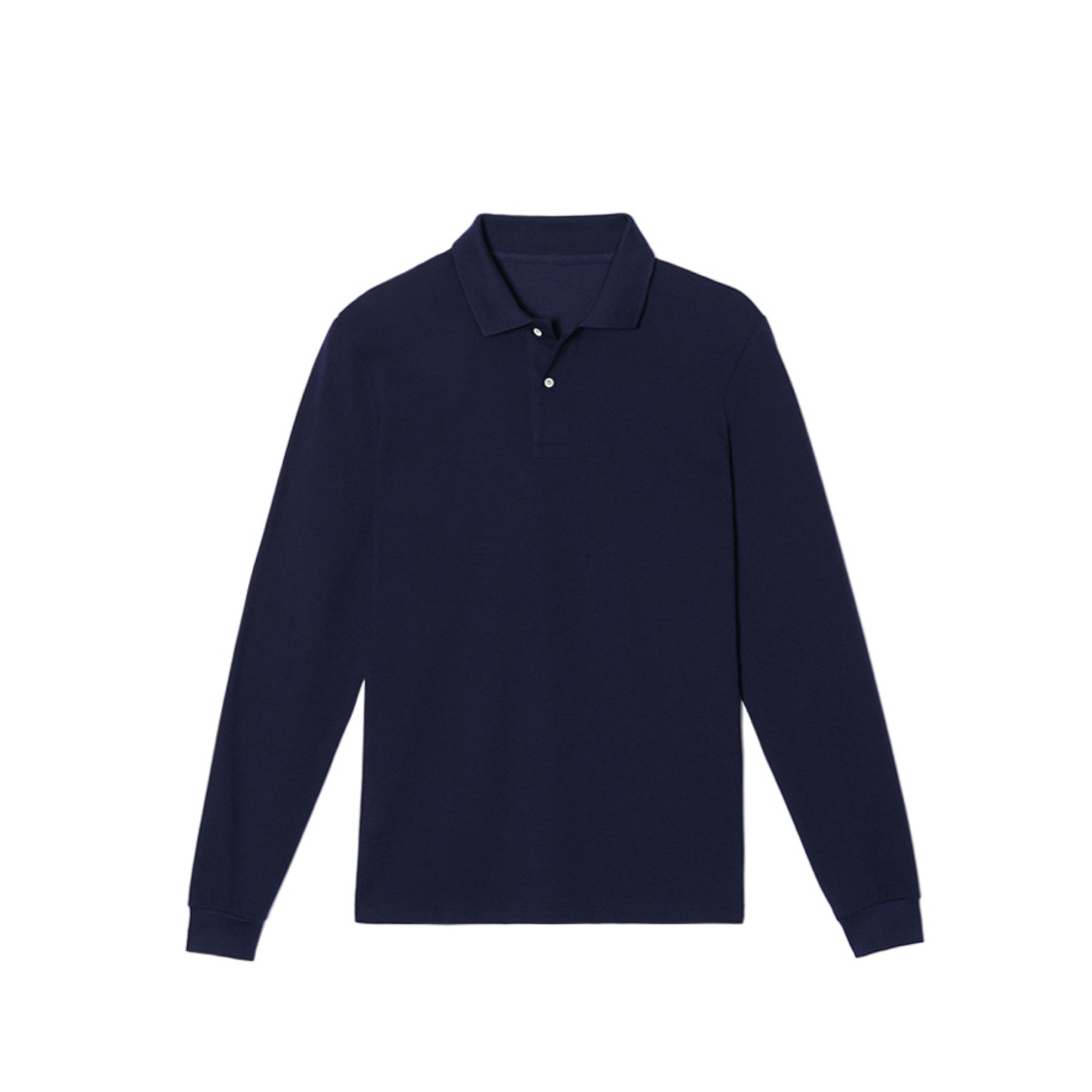 Mens Long Sleeve Polo Shirt 2