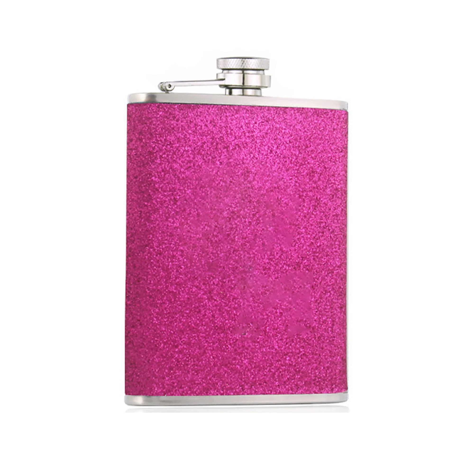 8OZ Shiny Stainless Steel Vodka Flask With Funnel 5