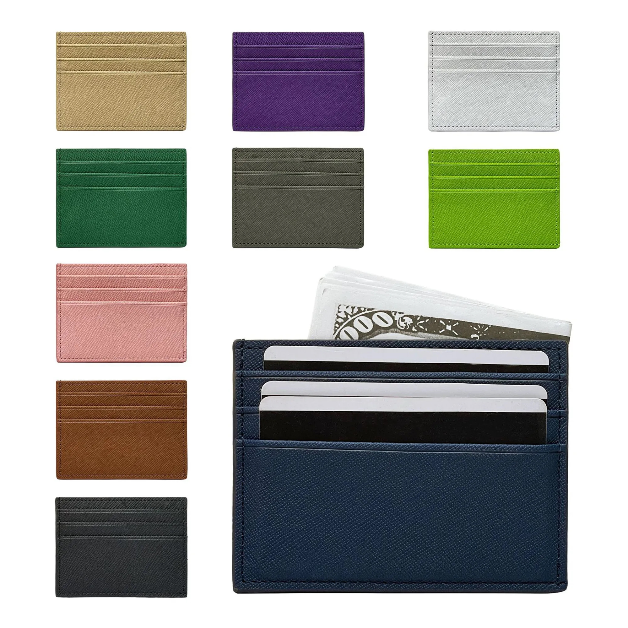 PU Leather Double-Sided Card Holder 8