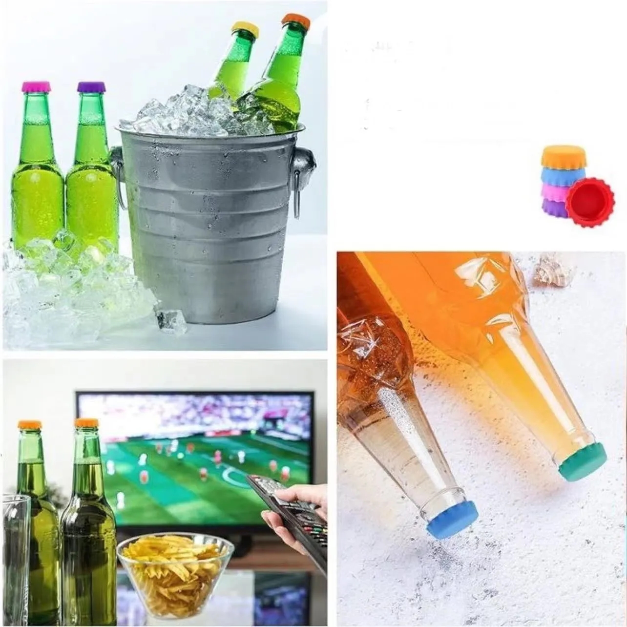 Beer Savers - Silicone Rubber Bottle Caps 3