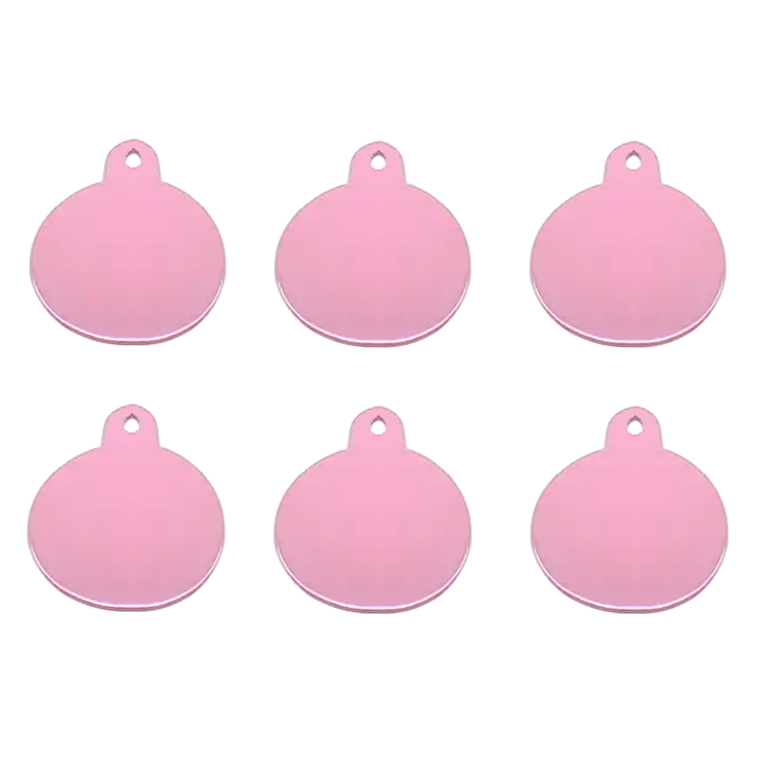 Round Shape Aluminum Pet Tag 3