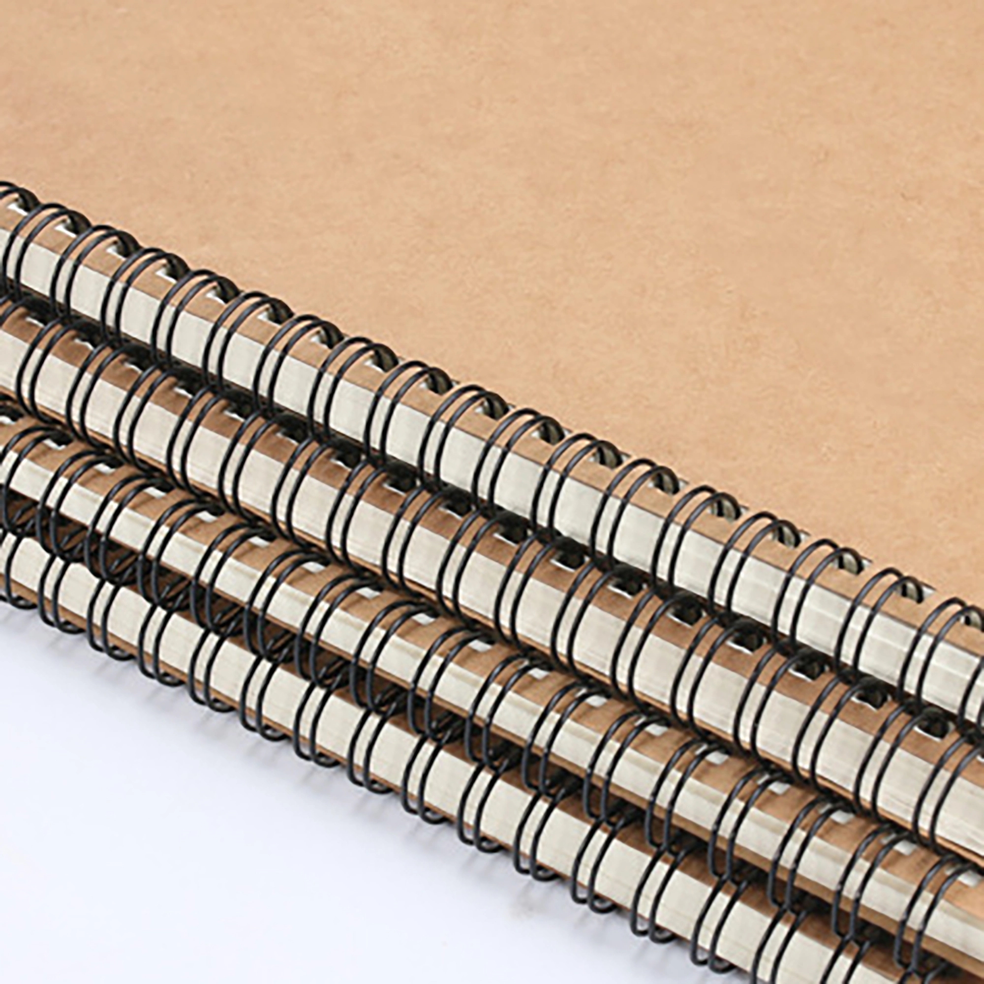 MOQ 100pcs A6 Kraft Paper Spiral Bound Notebook 2