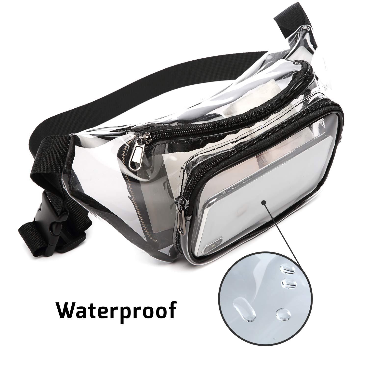 Waterproof Clear Fanny Pack Waist Belt Bag 11