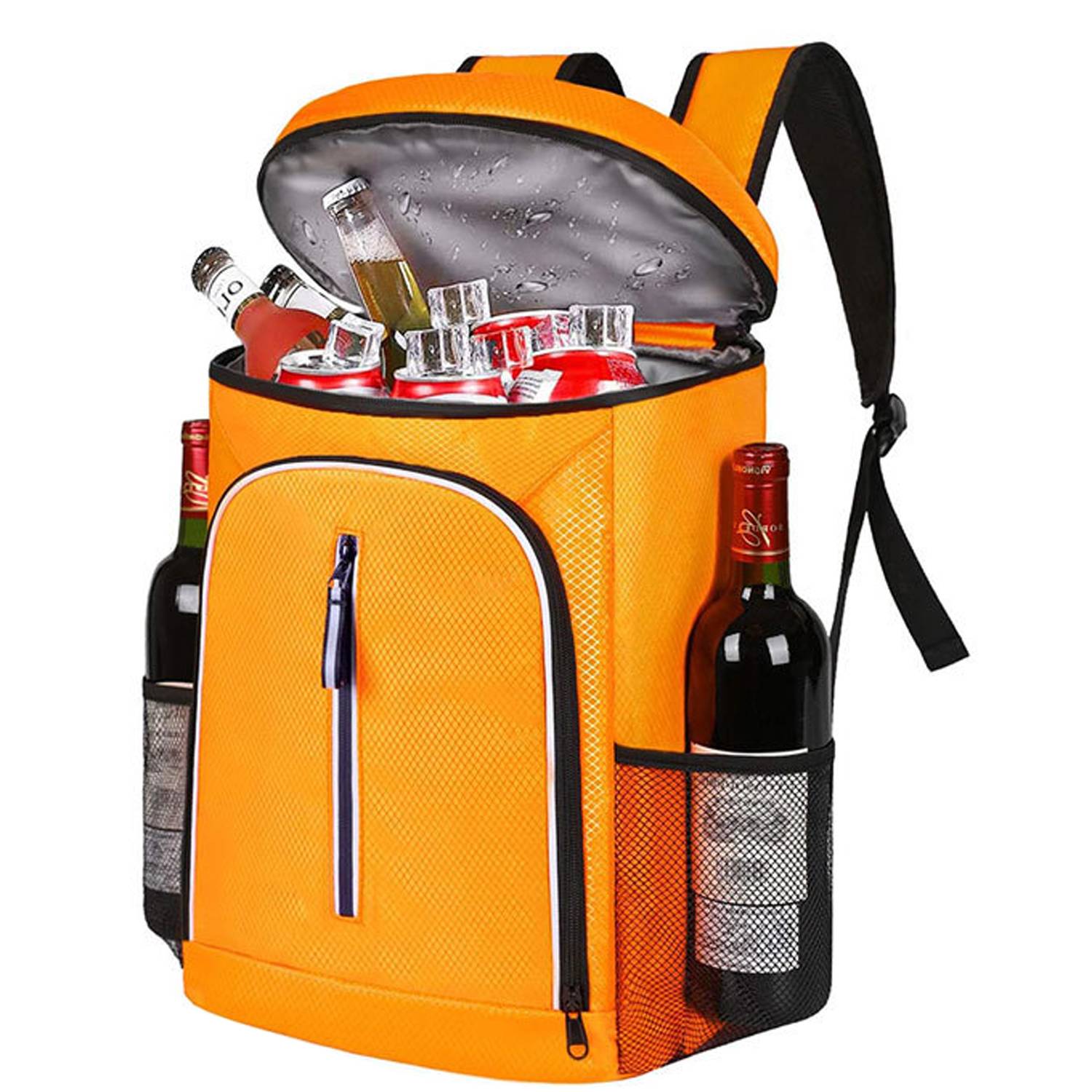 30L Waterproof Insulated Cooler Backpack w/ Oxford Fabric 1