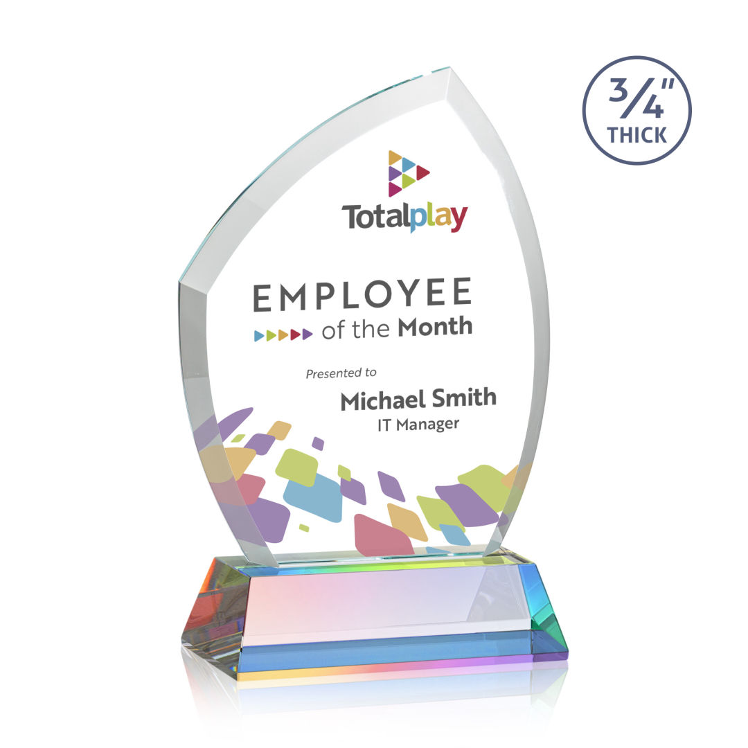 Daltry VividPrint™ Award on Newhaven Base - Prismatic 6