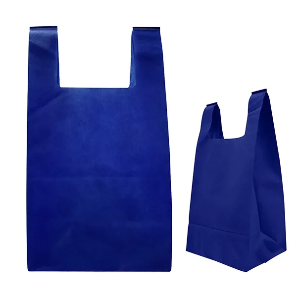 T-Shirt Styled Poly Tote Bags-11x14.25 x7 4