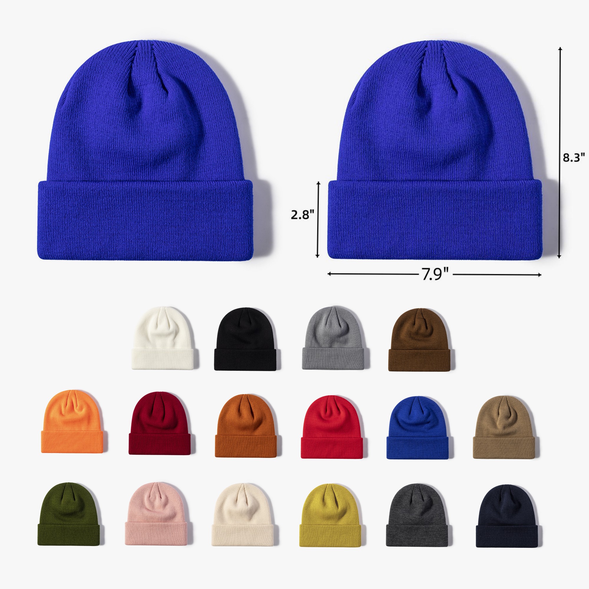 Knitted Beanie Skull Hats Cap 1