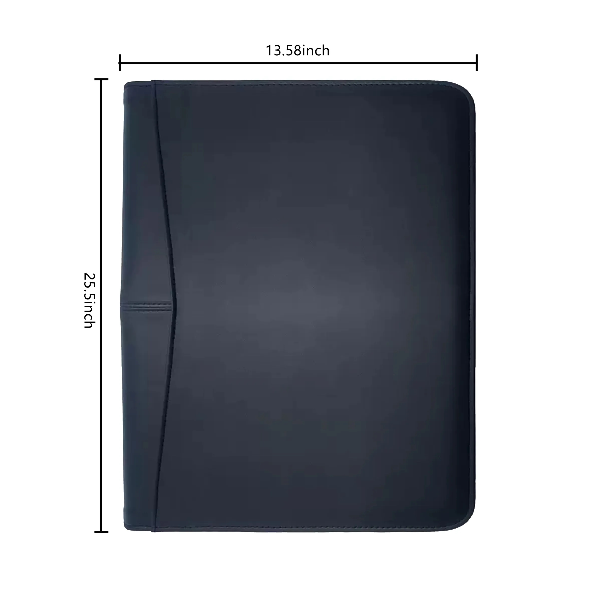 Durable PU Leather Business Portfolio with Notebook 4