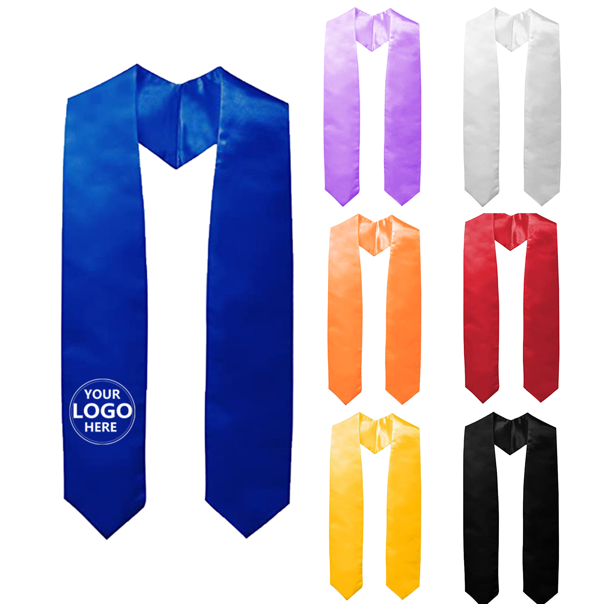 Formal Solid Polyester Sash 7