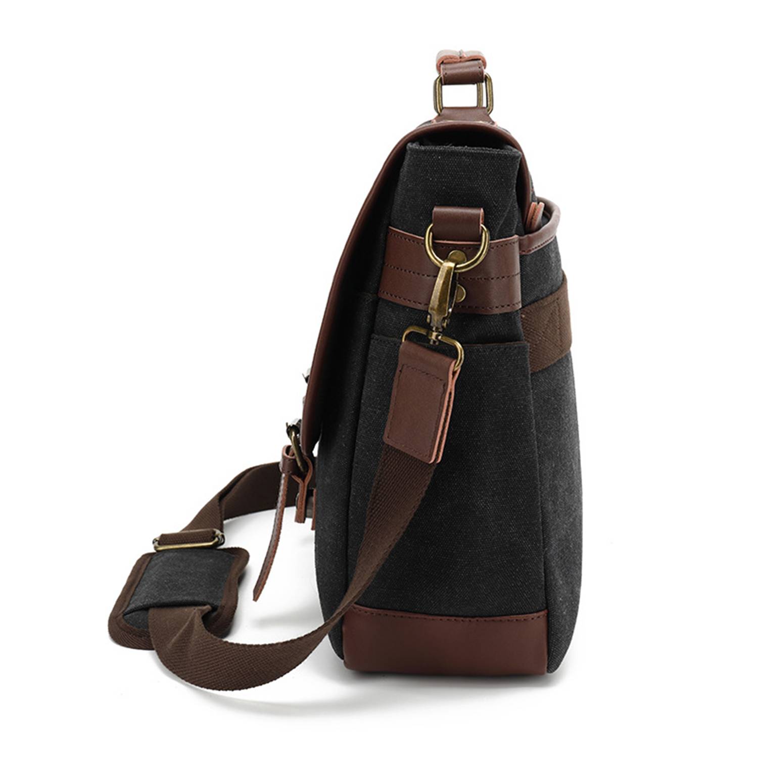 Waterproof Vintage Leather Briefcase Messenger shoulder bag 3