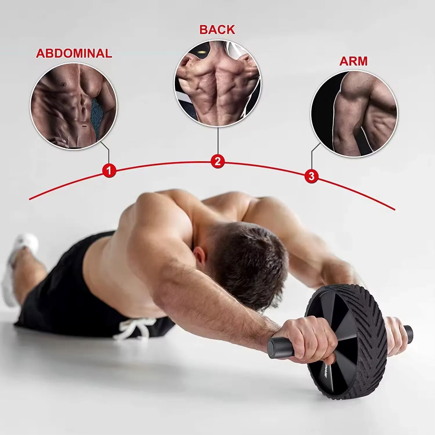 Ab Wheel Roller equipment for Workout Home Gym Exercise 3